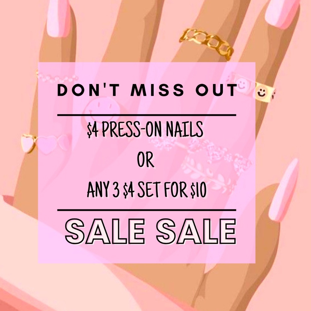 PRESS-ON NAILS SALE